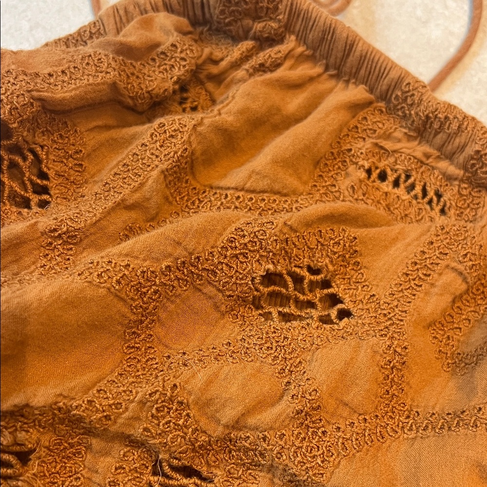 Anthropologie Tan Lace Trim Camisole - Picture 2 of 7